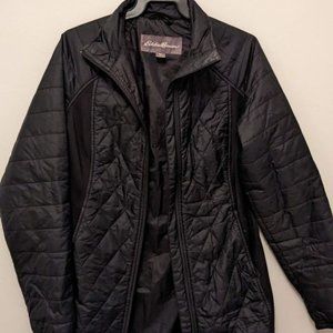 Eddie Bauer dark blue quilted outdoor jacket (S)